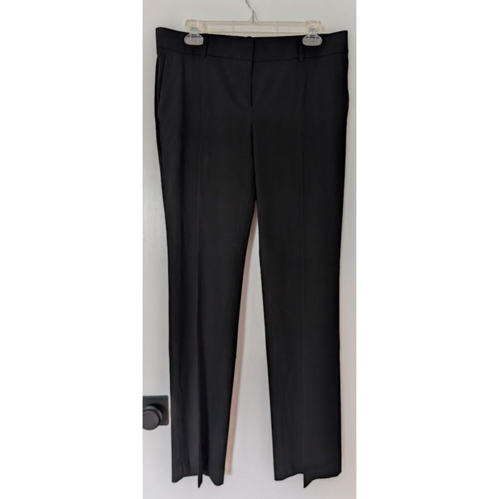 Ann Taylor Devin Fit Black Dress Pants Trousers Size 6